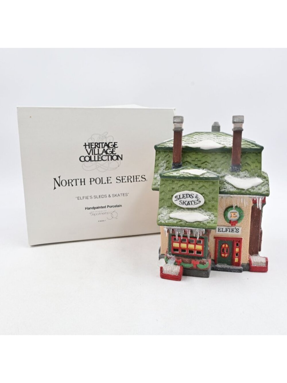 Department 56 North Pole Series Elfie's Sleds & Skates 5625-1 Vintage Boxed
